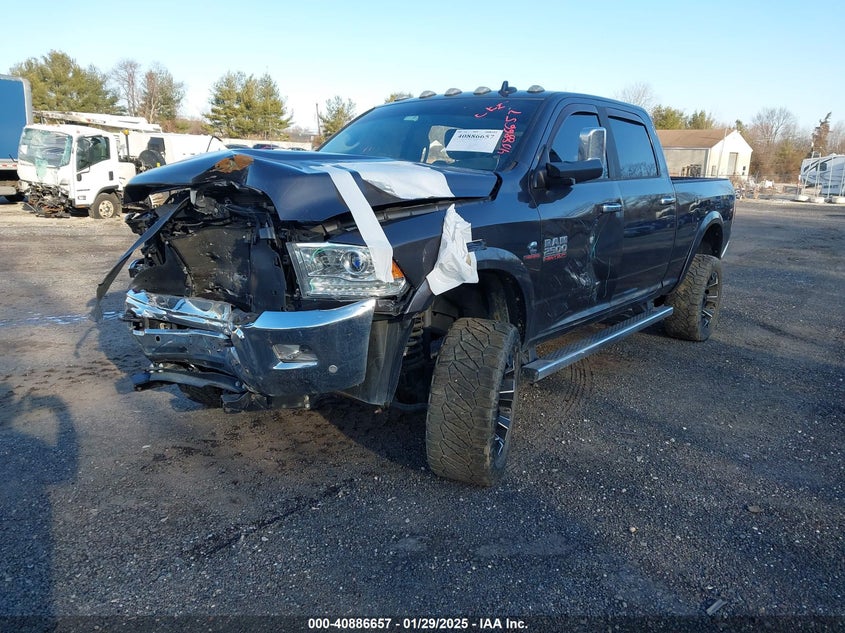 Vin: 3c6ur5flxjg382614, lot: 41376349, ram 2500 laramie  4x4 6'4 box 20182