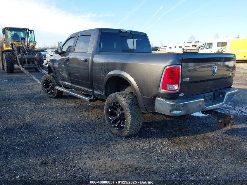 Vin: 3c6ur5flxjg382614, lot: 41376349, ram 2500 laramie  4x4 6'4 box 20183