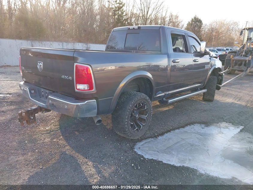 Vin: 3c6ur5flxjg382614, lot: 41376349, ram 2500 laramie  4x4 6'4 box 20184