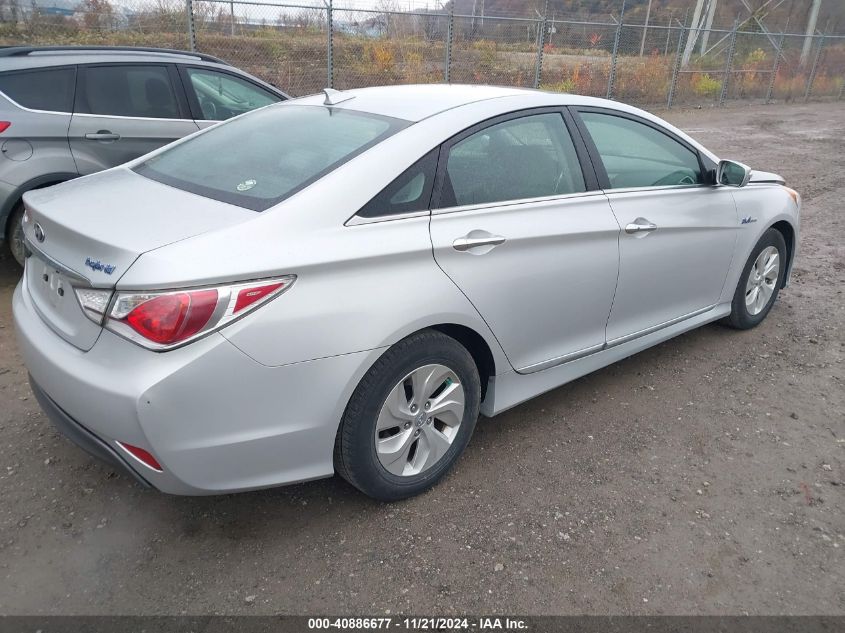 2014 Hyundai Sonata Hybrid VIN: KMHEC4A49EA113710 Lot: 40886677