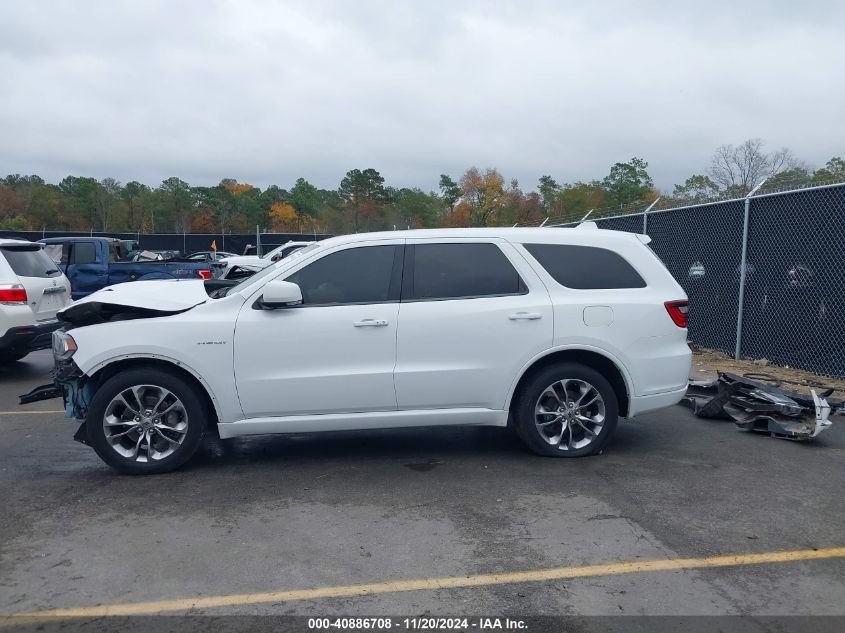 2020 Dodge Durango R/T Rwd VIN: 1C4SDHCT5LC116265 Lot: 40886708