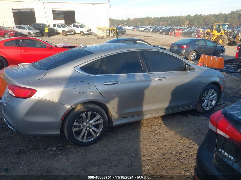 2016 Chrysler 200 Limited VIN: 1C3CCCAB0GN168938 Lot: 40886751