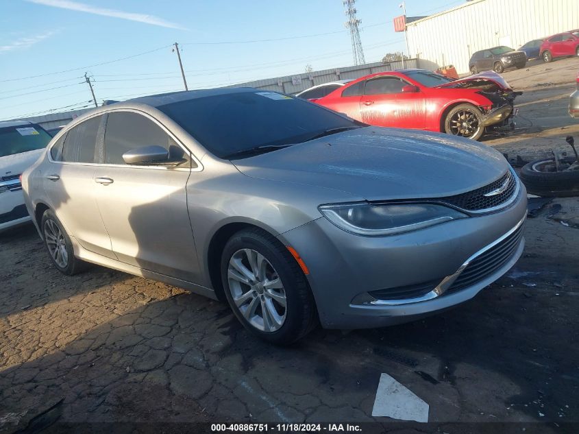 VIN 1C3CCCAB0GN168938 2016 Chrysler 200, Limited no.1