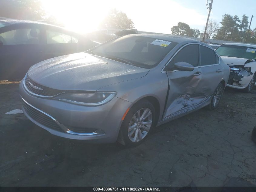 VIN 1C3CCCAB0GN168938 2016 Chrysler 200, Limited no.2