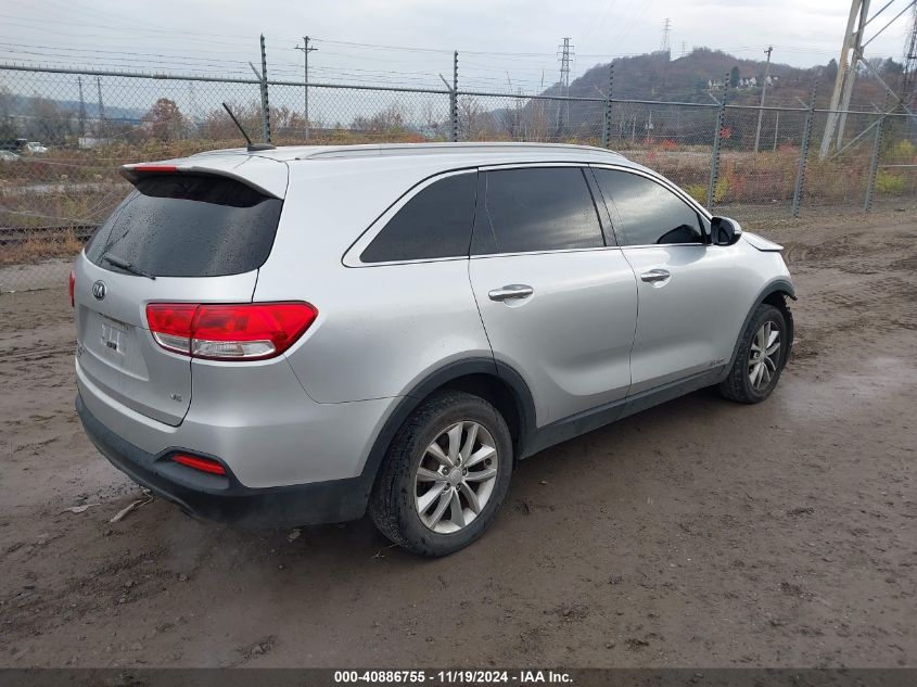 VIN 5XYPGDA56HG308002 2017 KIA Sorento, Lx V6 no.4