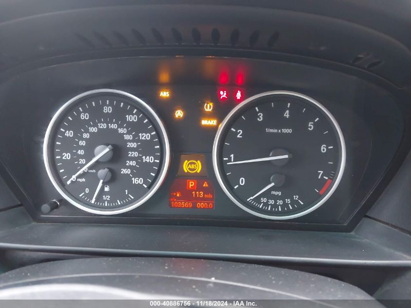 2008 BMW 535I VIN: WBANW13568CN57245 Lot: 40886756