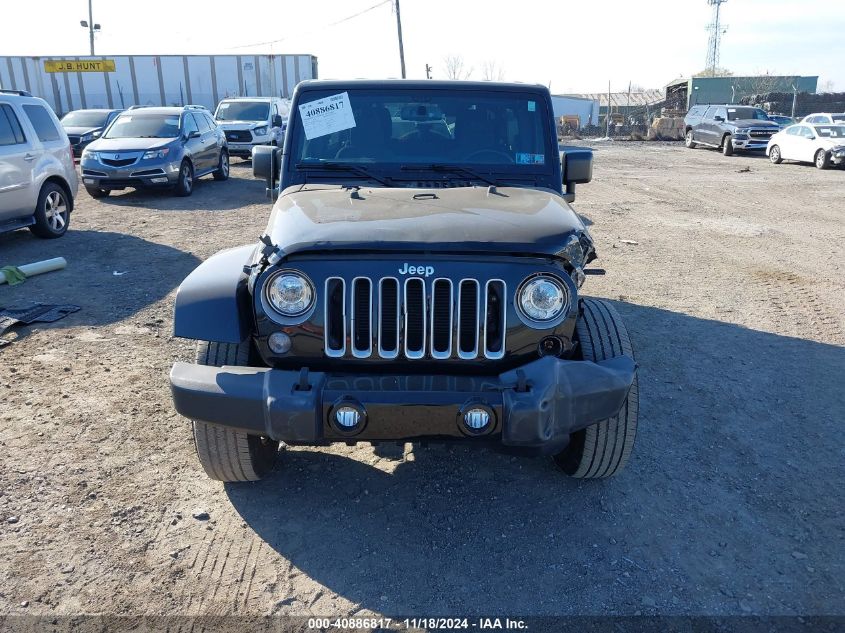 2017 Jeep Wrangler Unlimited Sahara 4X4 VIN: 1C4BJWEG5HL672385 Lot: 40886817