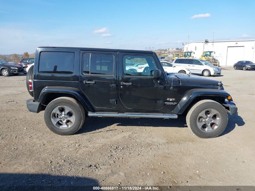 2017 Jeep Wrangler Unlimited Sahara 4X4 VIN: 1C4BJWEG5HL672385 Lot: 40886817