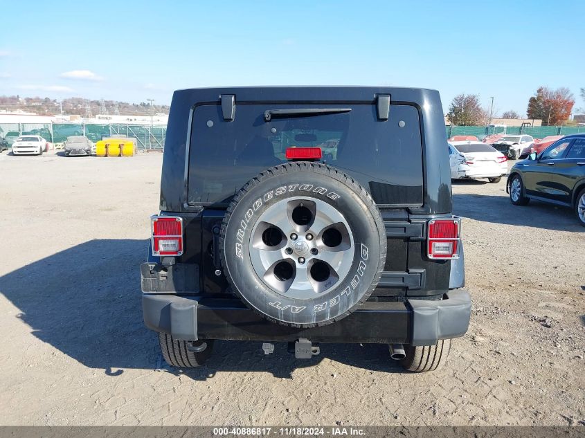 2017 Jeep Wrangler Unlimited Sahara 4X4 VIN: 1C4BJWEG5HL672385 Lot: 40886817