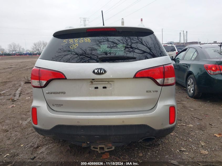 2015 Kia Sorento Ex V6 VIN: 5XYKU4A7XFG588668 Lot: 40886836