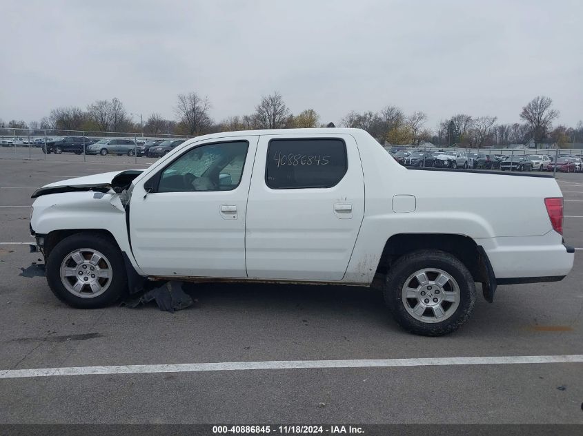 2011 Honda Ridgeline Rtl VIN: 5FPYK1F56BB502643 Lot: 40886845