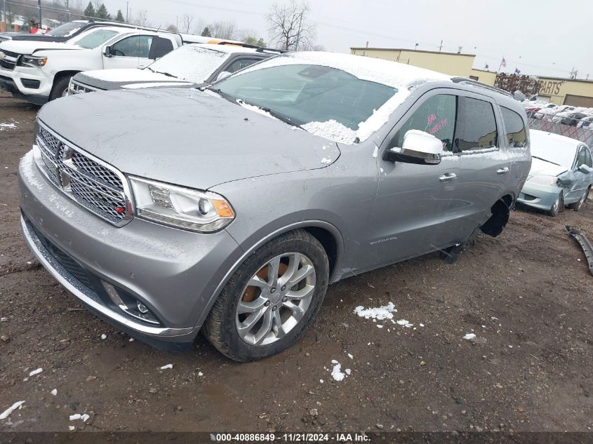 2018 Dodge Durango Citadel Awd VIN: 1C4RDJEG4JC498243 Lot: 40886849