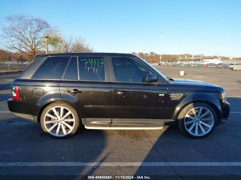 2013 Land Rover Range Rover Sport Hse VIN: SALSK2D42DA772228 Lot: 40886860