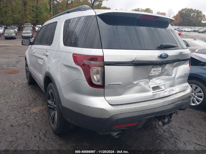 VIN 1FM5K8GTXDGB42492 2013 Ford Explorer, Sport no.3