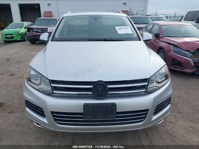 2013 Volkswagen Touareg Vr6 Lux VIN: WVGEF9BP3DD013340 Lot: 40887029