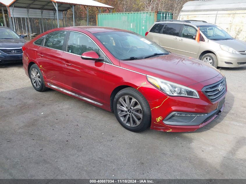 5NPE34AF9FH102898 2015 HYUNDAI SONATA - Image 1