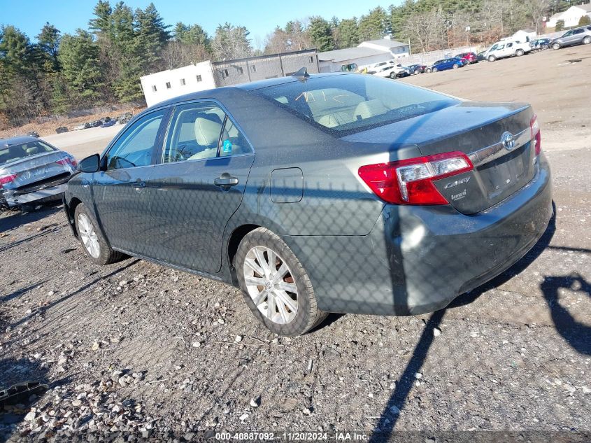 2012 Toyota Camry Hybrid Xle VIN: 4T1BD1FK4CU014682 Lot: 40887092