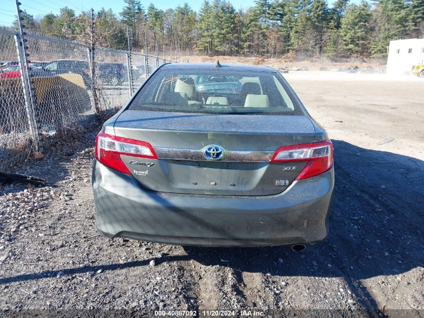 2012 Toyota Camry Hybrid Xle VIN: 4T1BD1FK4CU014682 Lot: 40887092