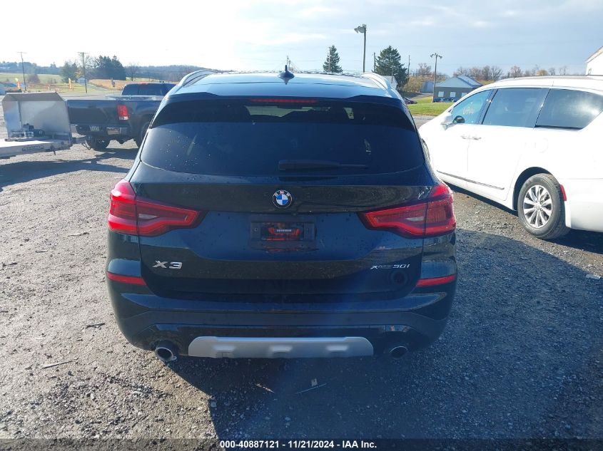 2019 BMW X3 xDrive30I VIN: 5UXTR9C54KLD97276 Lot: 40887121