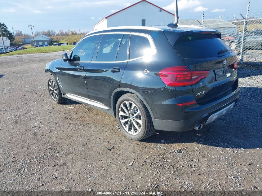 2019 BMW X3 xDrive30I VIN: 5UXTR9C54KLD97276 Lot: 40887121