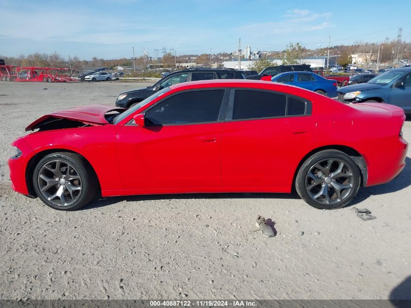 2015 Dodge Charger Sxt VIN: 2C3CDXHG2FH852273 Lot: 40887122