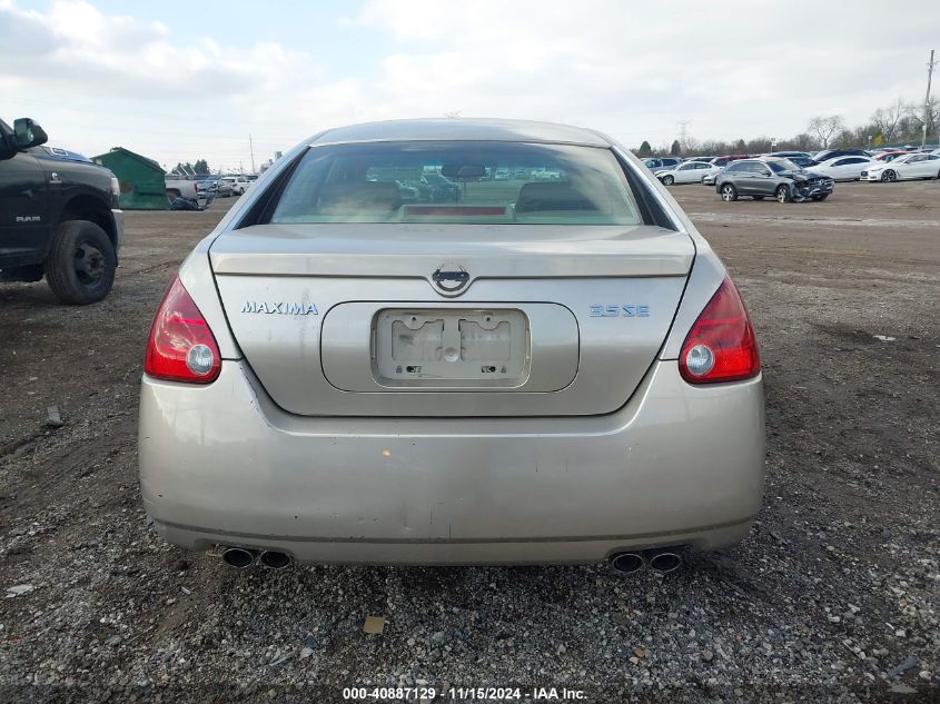 2006 Nissan Maxima 3.5 Se VIN: 1N4BA41E66C835718 Lot: 40887129