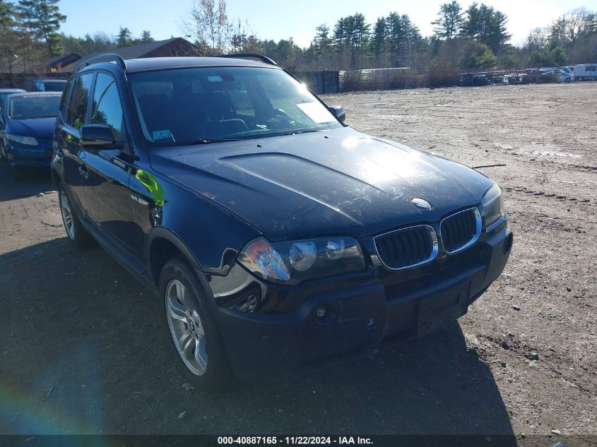 2005 BMW X3 3.0I VIN: WBXPA93415WD15205 Lot: 40887165