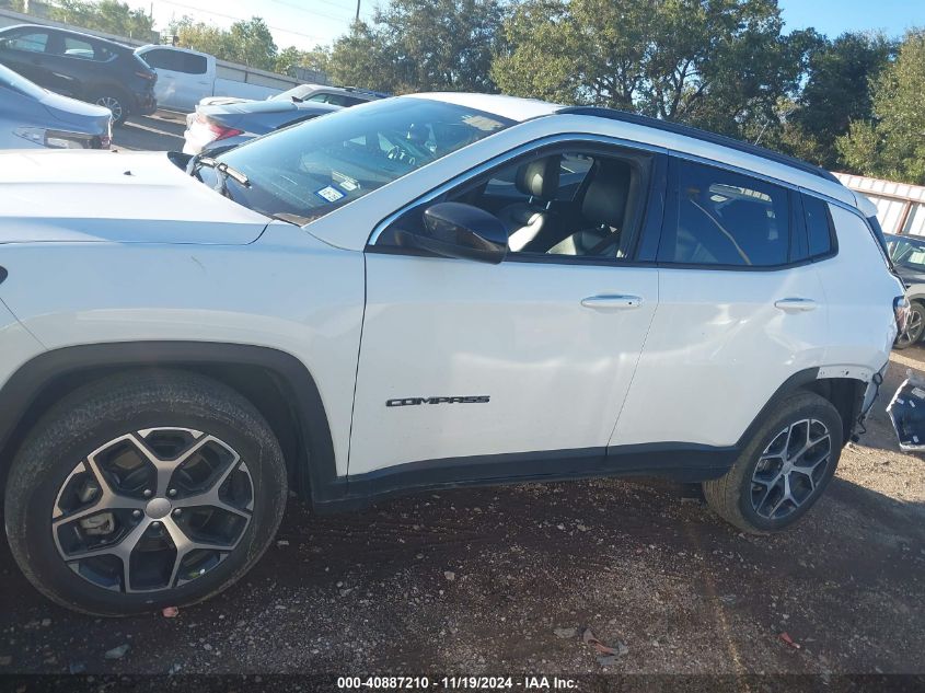 2024 Jeep Compass Latitude 4X4 VIN: 3C4NJDBN5RT599187 Lot: 40887210