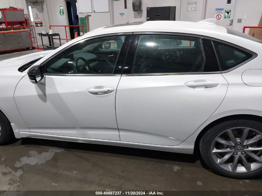 2021 Acura Tlx Standard VIN: 019UUB5F39MA00652 Lot: 40887237