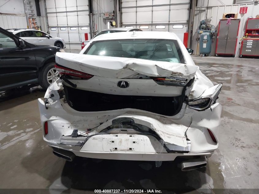 2021 Acura Tlx Standard VIN: 019UUB5F39MA00652 Lot: 40887237