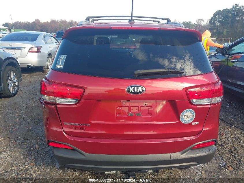 2016 Kia Sorento 2.4L Lx VIN: 5XYPGDA34GG131270 Lot: 40887297