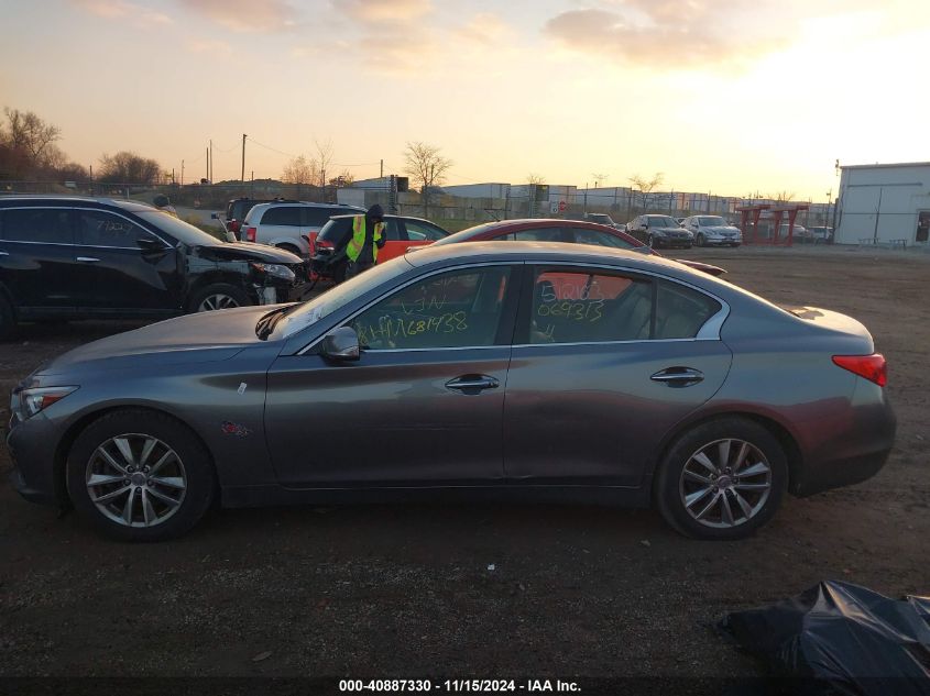 2017 Infiniti Q50 2.0T Base VIN: JN1CV7AR8HM681438 Lot: 40887330