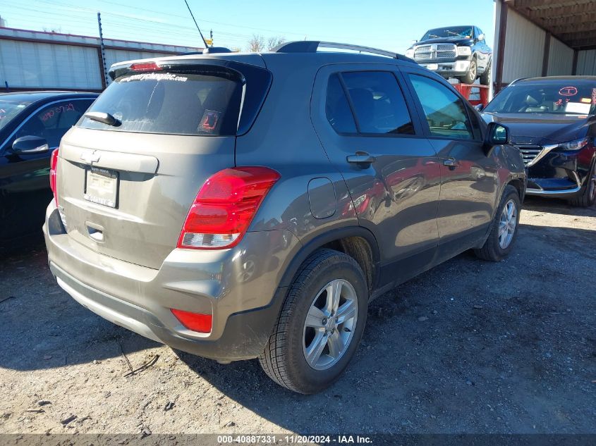 VIN KL7CJLSM9NB524672 2022 CHEVROLET TRAX no.4