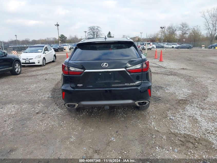 2016 Lexus Rx 350 VIN: 2T2BZMCA5GC032643 Lot: 40887345