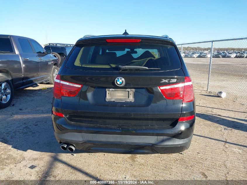 2016 BMW X3 Sdrive28I VIN: 5UXWZ7C56G0R31823 Lot: 40887355