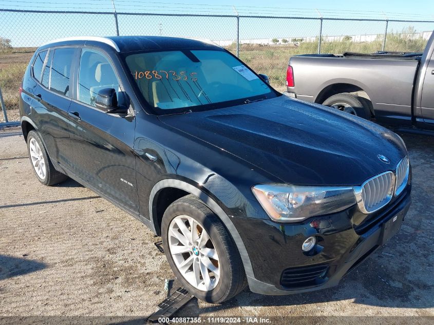 2016 BMW X3 Sdrive28I VIN: 5UXWZ7C56G0R31823 Lot: 40887355