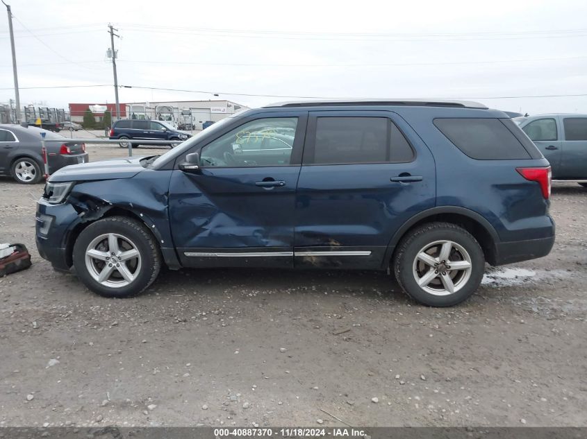 2017 Ford Explorer Xlt VIN: 1FM5K8D81HGE20508 Lot: 40887370