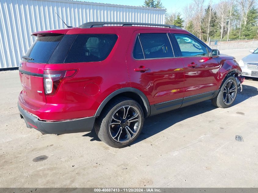 2015 Ford Explorer Sport VIN: 1FM5K8GT9FGA50020 Lot: 40887413