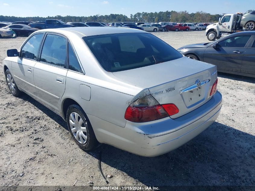 2004 Toyota Avalon Xl VIN: 4T1BF28B04U356872 Lot: 40887424