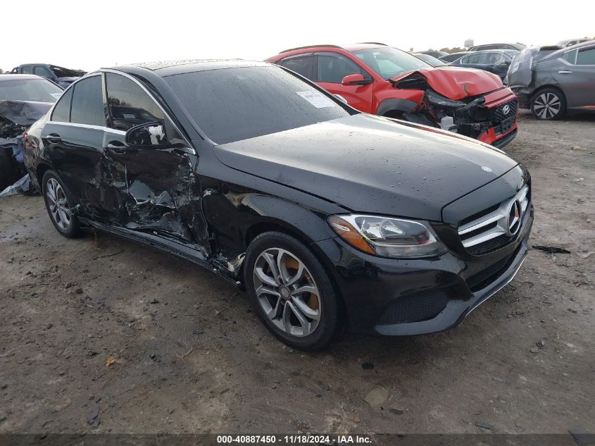 VIN 55SWF4KB6GU136352 2016 MERCEDES-BENZ C 300 no.1