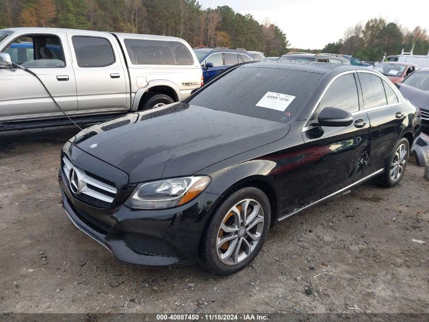 VIN 55SWF4KB6GU136352 2016 MERCEDES-BENZ C 300 no.2