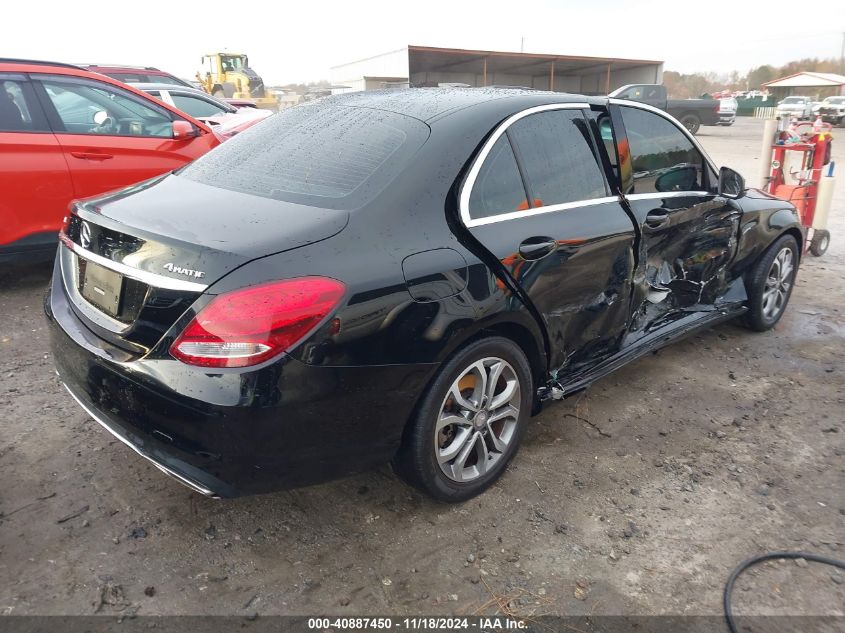 VIN 55SWF4KB6GU136352 2016 MERCEDES-BENZ C 300 no.4