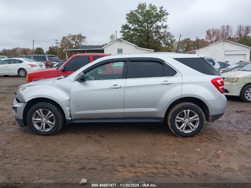 2016 Chevrolet Equinox Ls VIN: 2GNALBEK2G1186759 Lot: 40887477