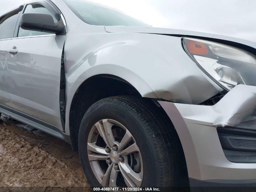 2016 Chevrolet Equinox Ls VIN: 2GNALBEK2G1186759 Lot: 40887477