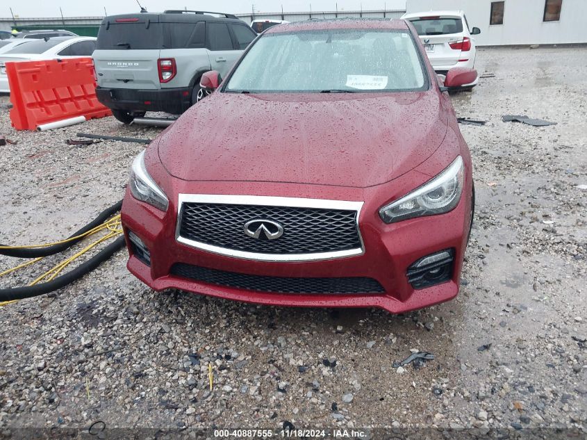 2015 Infiniti Q50 Hybrid Sport VIN: JN1AV7AP6FM790810 Lot: 40887555