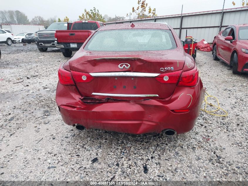 2015 Infiniti Q50 Hybrid Sport VIN: JN1AV7AP6FM790810 Lot: 40887555