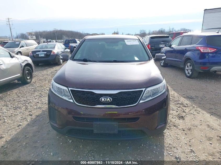 2015 Kia Sorento Lx VIN: 5XYKT3A68FG590214 Lot: 40887563