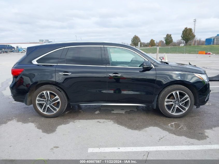 2017 Acura Mdx Advance Package VIN: 5FRYD4H82HB032095 Lot: 40887567