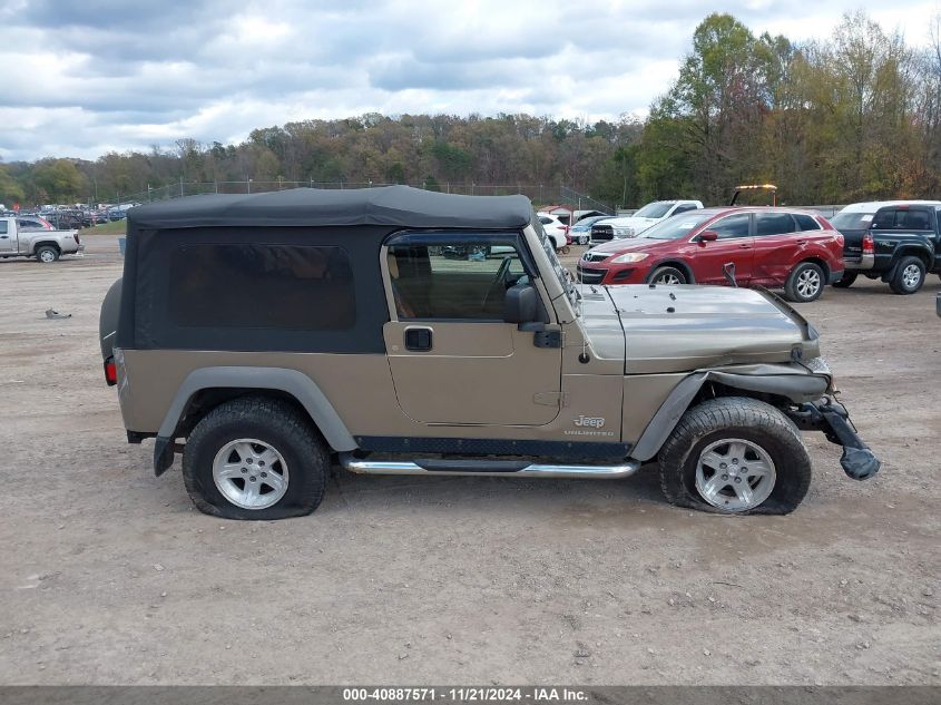 2005 Jeep Wrangler Unlimited VIN: 1J4FA44S85P367392 Lot: 40887571