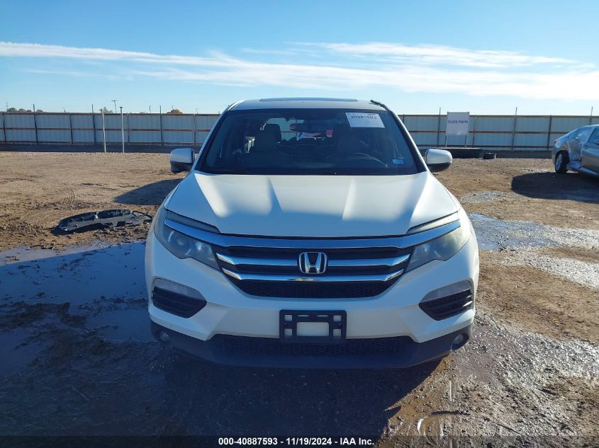 2016 Honda Pilot Ex-L VIN: 5FNYF6H89GB097662 Lot: 40887593